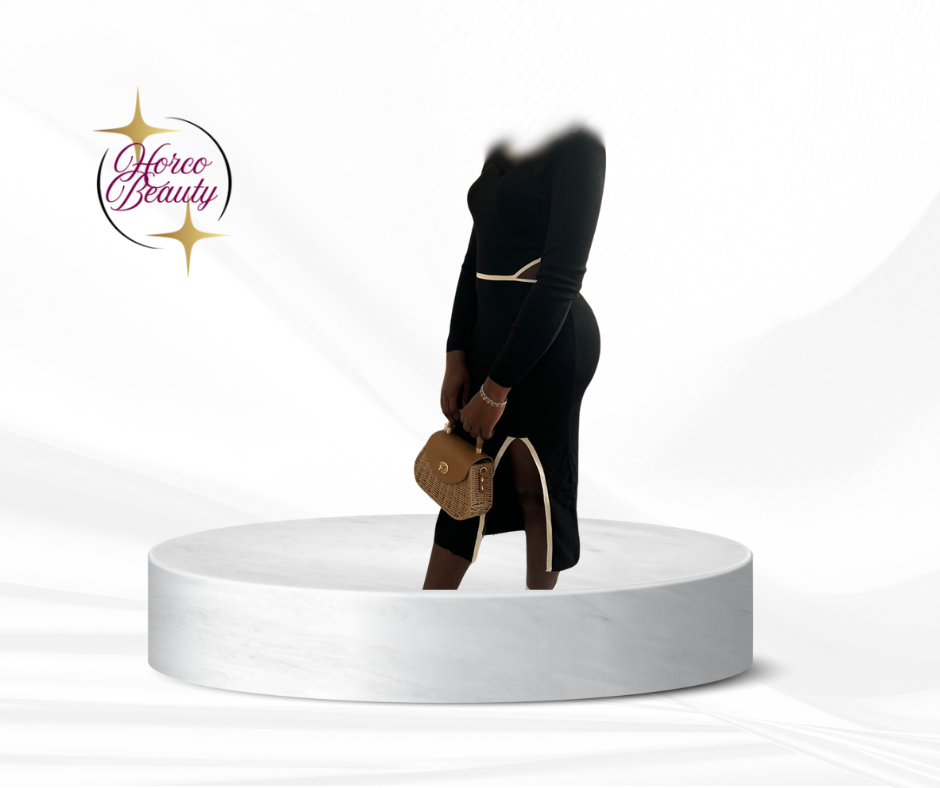 Robe Noir Moulante